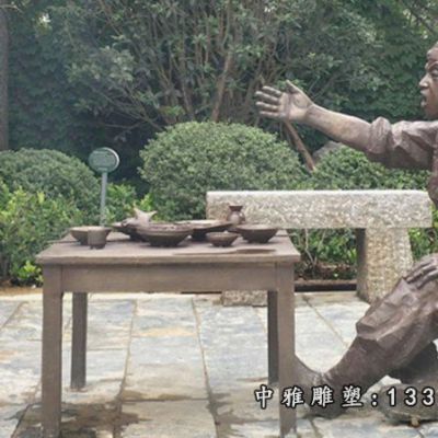 铜雕商业街民俗人物