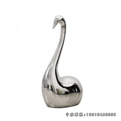 动物天鹅不锈钢雕塑