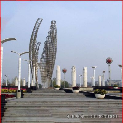 不锈钢城市景观雕塑