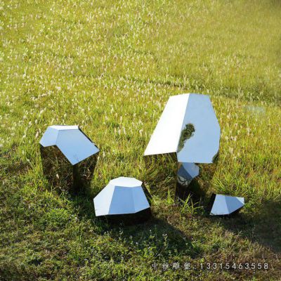 景观石不锈钢摆件