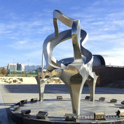 不锈钢小区景观雕塑
