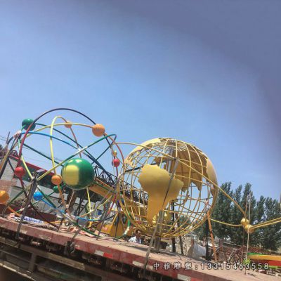 不锈钢校园景观雕塑