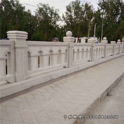 户外石雕栏板景观