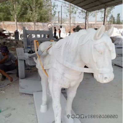 石雕广场动物马雕塑