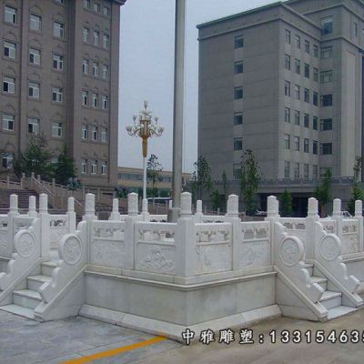 景观石雕升旗台