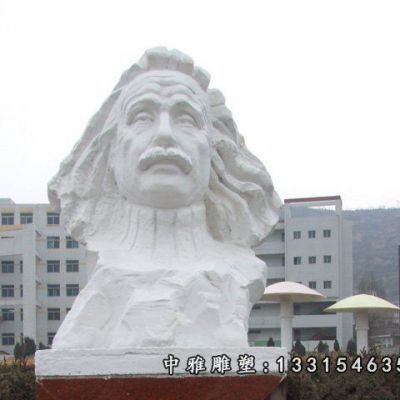 名人石雕爱因斯坦