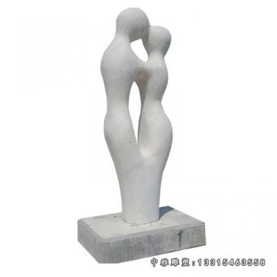 石雕公园抽象人物