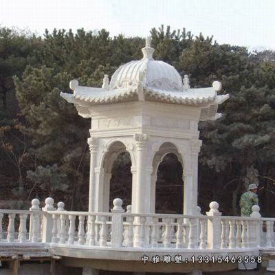 凉亭景观石雕雕塑