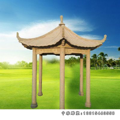 石雕景观凉亭