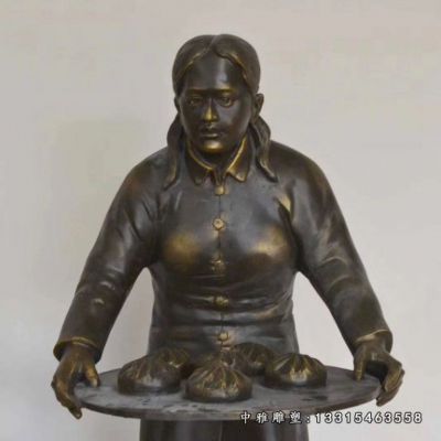 民俗铜雕人物雕塑