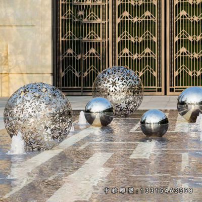 不锈钢景观喷泉雕塑