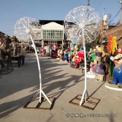 广场不锈钢蒲公英