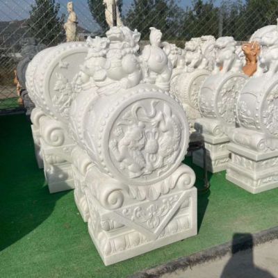 石雕宅门狮子雕塑