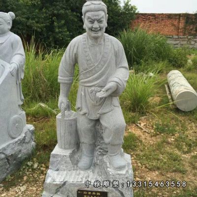 石雕公园孝道人物