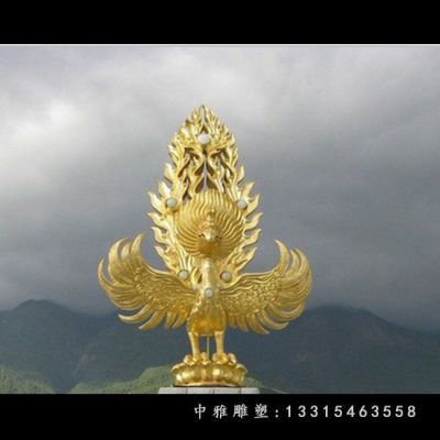 铜雕景区凤凰