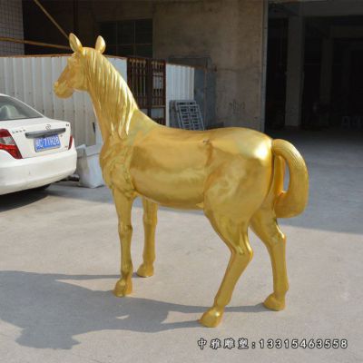 动物铜雕马摆件