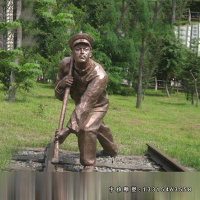 工程师铜雕詹天佑