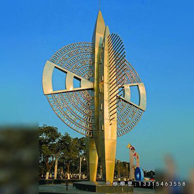 不锈钢大型风车雕塑