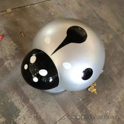 动物瓢虫不锈钢雕塑