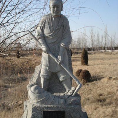 二十四孝人物石雕