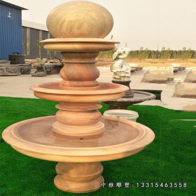 石雕景观风水球雕塑