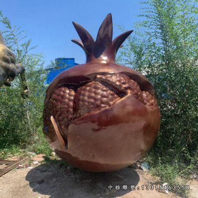 玻璃钢石榴雕塑
