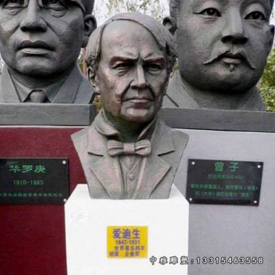 发明家爱迪生铜雕雕塑