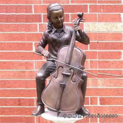 铜雕广场音乐人物