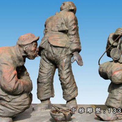 铜雕民俗人物雕塑