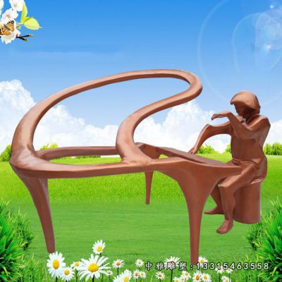 公园铜雕音乐人物