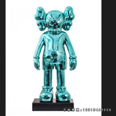 不锈钢镜面机器人雕塑