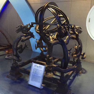 铜雕景区浑天仪