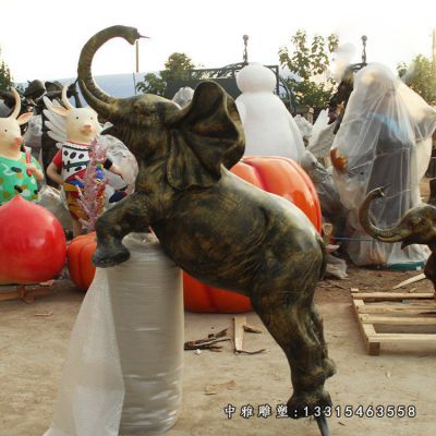 招财铜雕大象雕塑