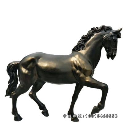 十二生肖铜雕马摆件