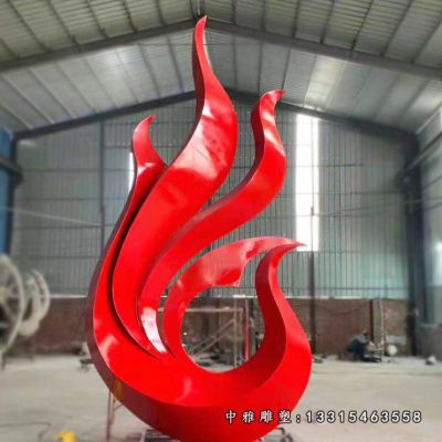 不锈钢烤漆凤凰雕塑