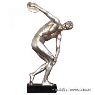 不锈钢掷铁饼人物雕塑