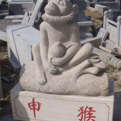 公园十二生肖石雕