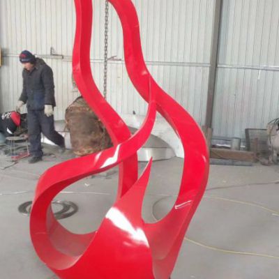 丝带景观不锈钢雕塑