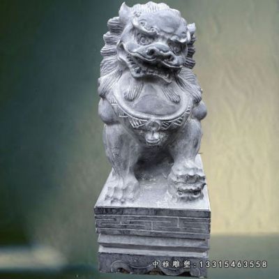 宅门石雕狮子