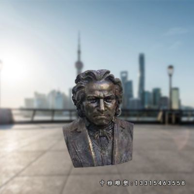 铜雕音乐家贝多芬