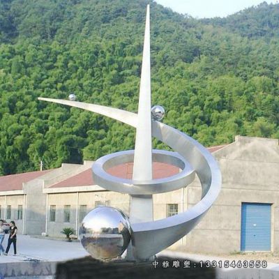 不锈钢景观标志雕塑