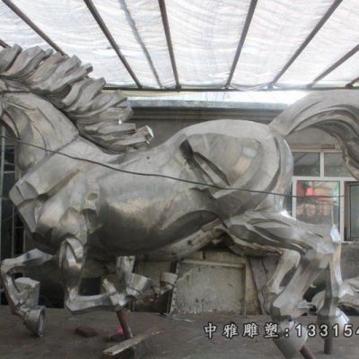 动物马不锈钢雕塑