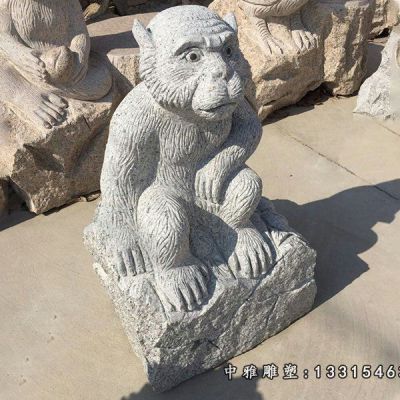 动物石雕猴雕塑