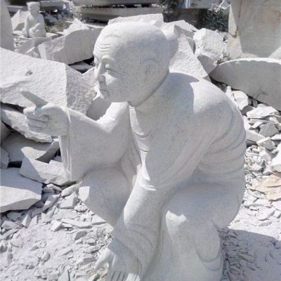 孝道主题石雕人物