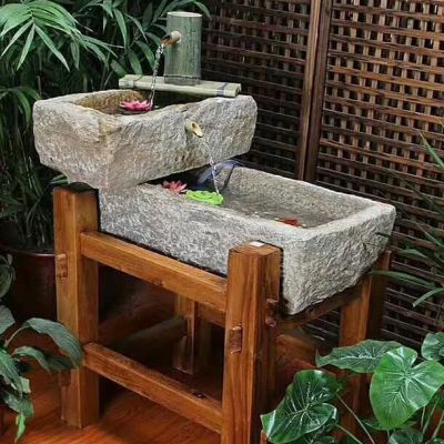 石雕仿古流水池雕塑