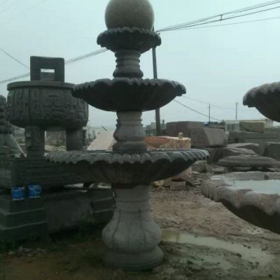 景观石雕风水球