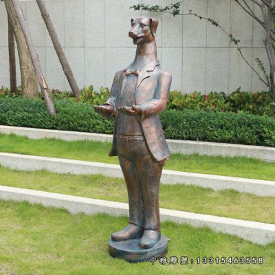 动物铜雕狗雕塑