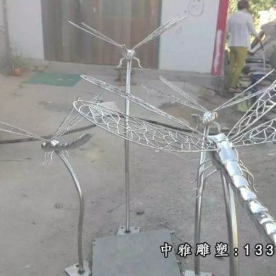 蜻蜓不锈钢雕塑