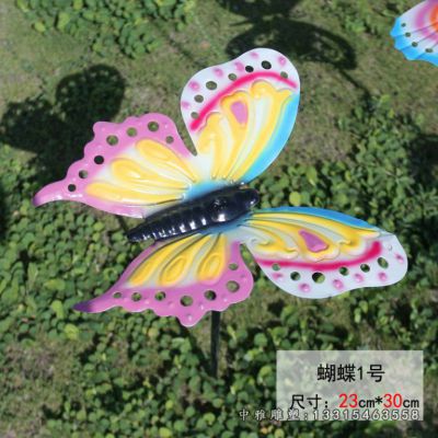 蝴蝶不锈钢动物雕塑