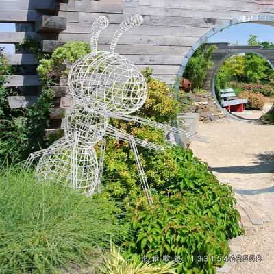 蚂蚁动物不锈钢雕塑